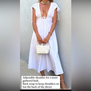 NWT Summer White Dress - Runaway The Label summer midi white dress.